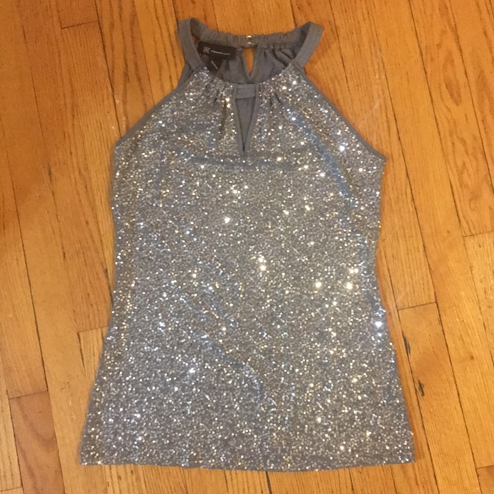 Grey fancy blouse